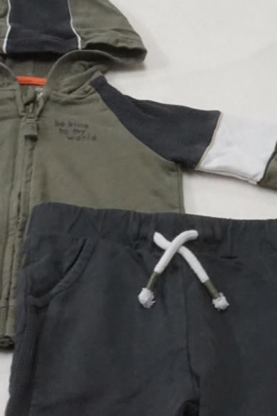 Sweatjacke mit Sweathose Gr. 74 von C&A (4296)